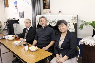 森田両牧師と鈴木先生